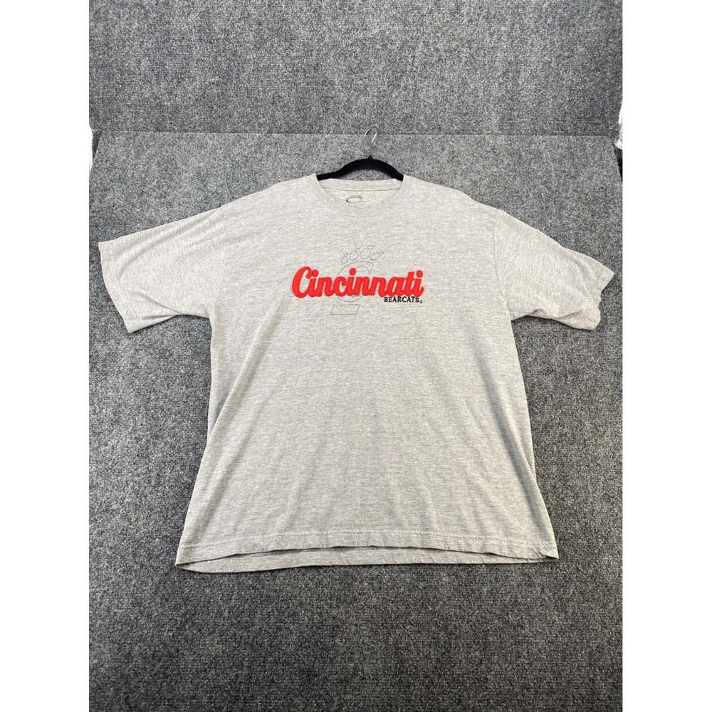 Cadre Cincinnati Bearcats T Shirt Mens XL Gray Cotton Blend Graphic NCAA College